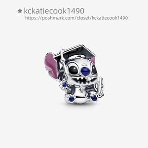 Pandora Disney Stitch Graduation Charm|Pendant